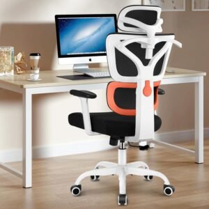 office chair ergonomic desk chair high back gaming chair big and tall reclining comfy home office chair lumbar support b 3