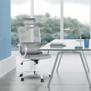 office desk computer chair ergonomic high back comfy swivel gaming home mesh chairs with wheels lumbar support adjustabl