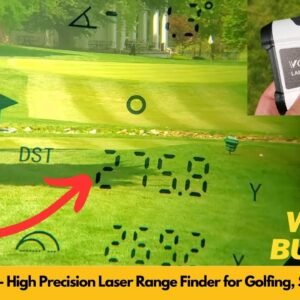 Golf Rangefinder - VCJTA High Precision Laser Range Finder for Golfing, Shooting, Hunting
