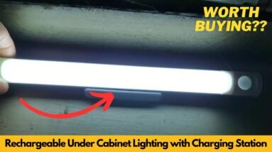 Rechargeable Under Cabinet Lighting with Charging Station | Worth Buying?