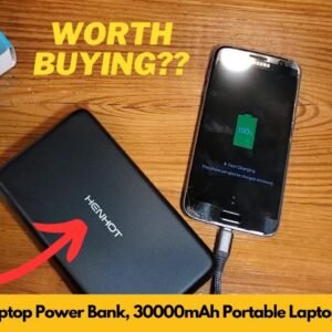 HenHot 120W Laptop Power Bank, 30000mAh Portable Laptop Charger USB C | Worth Buying?