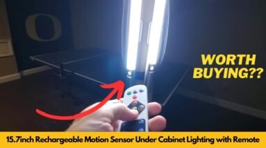 YLXS 15.7in Rechargeable Motion Sensor Under Cabinet Lighting with Remote | Worth Buying?