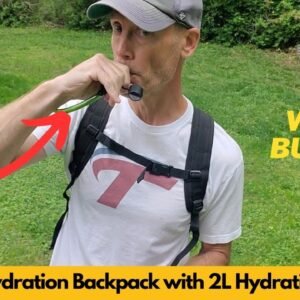 Hp hope Hydration Backpack with 2L Hydration Bladder Water Backpack for Hiking and Camping