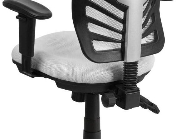 flash furniture nicholas mid back black mesh multifunction executive swivel ergonomic office chair with adjustable arms 3