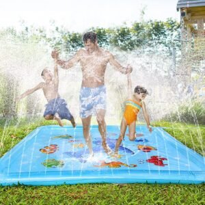 growsland splash pad for toddlers outdoor sprinkler for kids 67 summer water toys inflatable wading baby pool fun gifts 1 1
