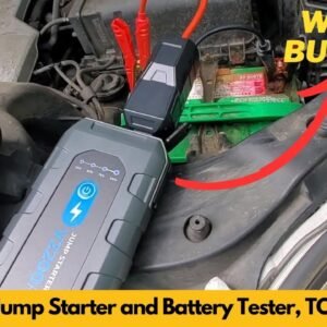 Car Battery Jump Starter and Battery Tester TOPDON 2in1 2200A Peak Battery Jump Starter | Worth It?