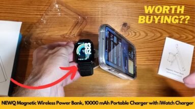 NEWQ Magnetic Wireless Power Bank, 10000 mAh Portable Charger with iWatch Charger | Worth Buying?
