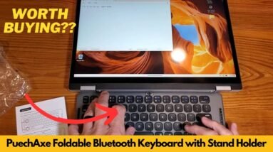 PuechAxe Foldable Bluetooth Keyboard with Stand Holder | Worth Buying?