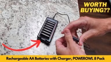 Rechargeable AA Batteries with Charger, POWEROWL 8 Pack | Worth Buying?