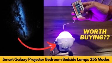 Smart Galaxy Projector Bedroom Bedside Lamps 256 Modes | Worth Buying?