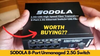 SODOLA 8-Port Unmanaged 2.5G Network Switch Review | Worth Buying?