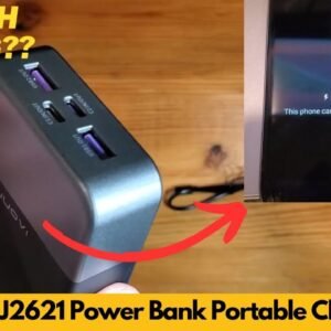 JUOVI J2621 Power Bank Portable Charger, 20000mAh 45W PD QC 3.0 Fast Charging Battery Pack Review