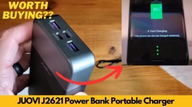 JUOVI J2621 Power Bank Portable Charger, 20000mAh 45W PD QC 3.0 Fast Charging Battery Pack Review