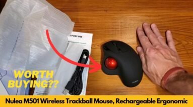 Nulea M501 Wireless Trackball Mouse, Rechargeable Ergonomic, Easy Thumb Control | Worth Buying?