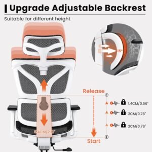 ergonomic office desk chair with adjustable lumbar support computer gaming chair with 3d arms and headrest comfortable s 3