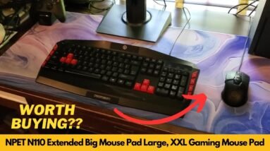 NPET N110 Extended Big Mouse Pad Large, XXL Gaming Mouse Pad | Worth Buying?