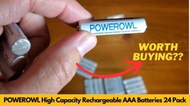 POWEROWL High Capacity Rechargeable AAA Batteries 24 Pack | Worth Buying?