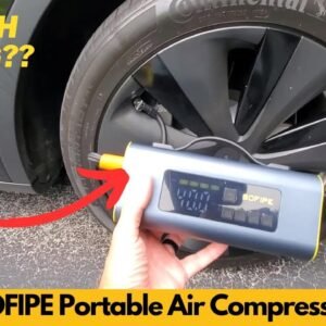 SOFIPE Portable Air Compressor, 150PSI Cordless Tire Inflator with 2in LED Screen | Worth Buying?