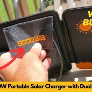 GOODaaa 10W Portable Solar Charger with Dual USB Outputs Super Handy Foldable Size | Worth Buying?