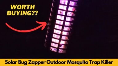 Solar Bug Zapper Outdoor Mosquito Trap Killer | Worth Buying?