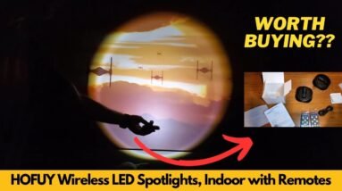 HOFUY Wireless LED Spotlight Indoor w/ Remote, Battery Powered, Rechargeable, 2 Pack | Worth Buying?