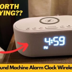 Odekee Sound Machine Alarm Clock Wireless Charger, White Noise Machine for Sleeping | Worth Buying?