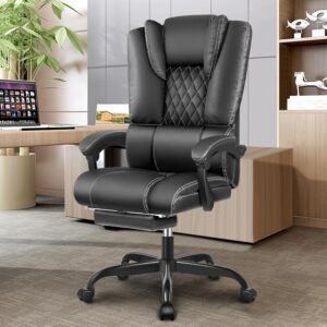 office chair big and tall office chair desk chair comfy heavy duty home office desk chairs computer chair with footrest