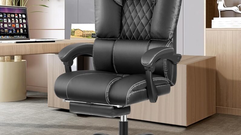 office chair big and tall office chair desk chair comfy heavy duty home office desk chairs computer chair with footrest