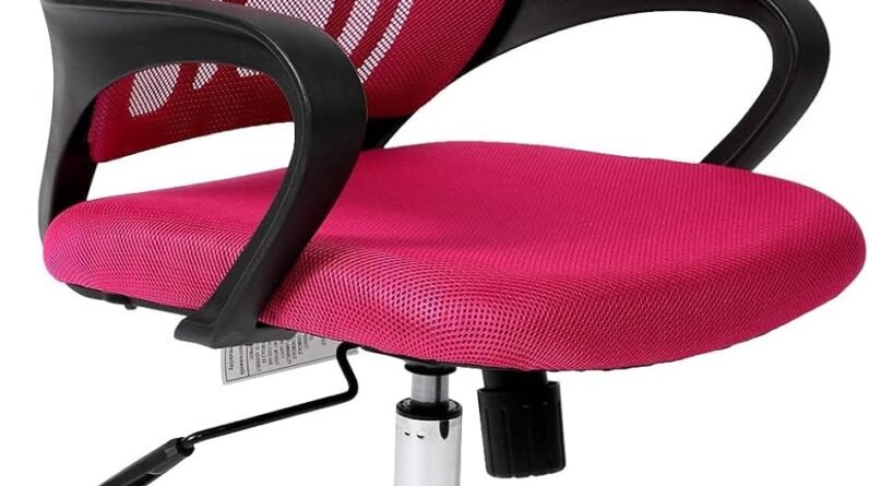 office chairergonomic mesh computer chair with wheels and arms and lumbar support adjustable height study chair