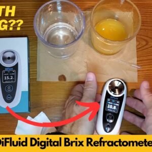 DiFluid Digital Brix Refractometer 0 32 percent Range Brix Meter, Rechargeable, Portable | Worth It?