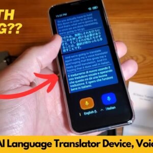 Souroyea AI Language Translator Device, Two Way Real Time Voice Translation | Worth Buying?