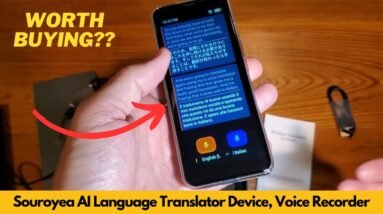 Souroyea AI Language Translator Device, Two Way Real Time Voice Translation | Worth Buying?