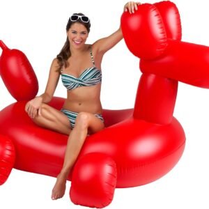 bigmouth inc giant balloon animal pool float over 4 wide fun inflatable floatie tube blow up swim ring outdoor summer po