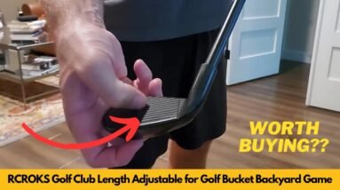 RCROKS Golf Club Length Adjustable for Golf Bucket Backyard Game | Worth Buying?