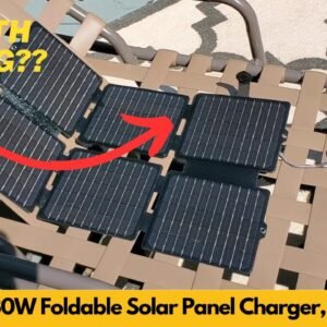 QLAYA 30W Foldable Solar Panel Charger, Portable For Backpacking, Fast Charging | Worth Buying?