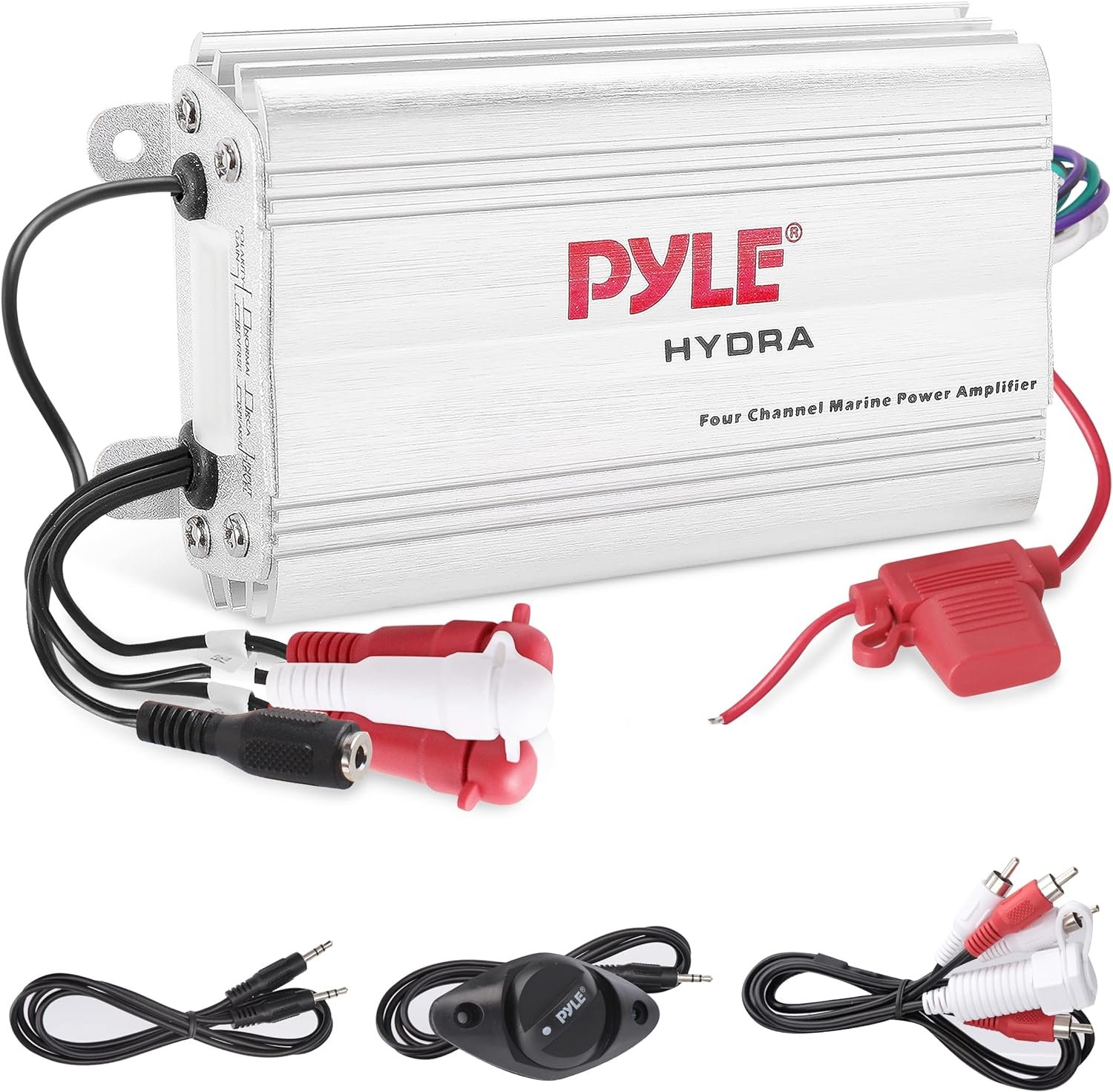 PYLE Hydra PLMRS43WL.5 100W Waterproof Marine Speakers (Black) - Pair, New