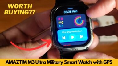 AMAZTIM M3 Ultra Military Smart Watch with GPS, 6 Satellite Positioning Compass | Worth Buying?