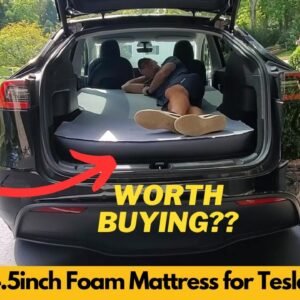 Worth It? Havnby 4 5inch Foam Mattress for Tesla Model Y, Full Size Bed, Storage Bag & Sheet