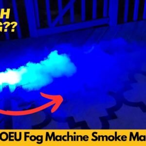 Worth It? MLIKOEU Fog Machine Smoke Machine, 18 LED Lights with 13 Colors, 600W and 2500CFM Fog