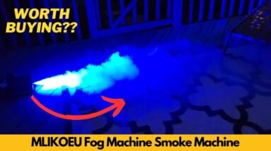 Worth It? MLIKOEU Fog Machine Smoke Machine, 18 LED Lights with 13 Colors, 600W and 2500CFM Fog