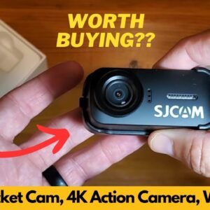 Worth It? SJCAM Pocket Cam, 4K Action Camera, Stabilization, Waterproof, Mini Helmet Camera,170° FOV