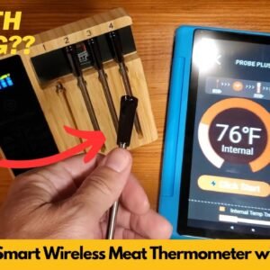 Worth It? NIGOGOR Smart Wireless Meat Thermometer with 4 Probes, Bluetooth Meat Thermometer