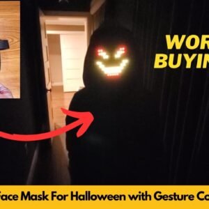 Worth It? CASEIER Led Face Mask | 2024 Upgraded Led Mask Halloween with Gesture Control Light Up Toy