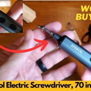 Worth It? Efekol Electric Screwdriver, 70 in 1 Mini Electric Precision Screwdriver Kit Tool