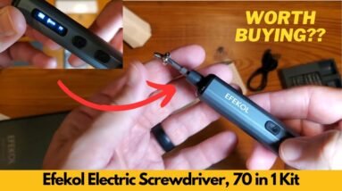 Worth It? Efekol Electric Screwdriver, 70 in 1 Mini Electric Precision Screwdriver Kit Tool