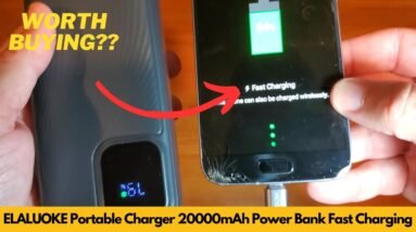 Worth It? ELALUOKE Portable Charger 20000mAh Power Bank Fast Charging PD 20W and QC 22.5W