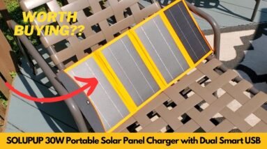 SOLUPUP Solar Panel Charger 30W Portable Solar Panel Charger with Dual Smart USB | Worth Buying?