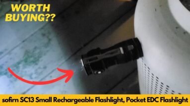 Worth It? sofirn SC13 Small Rechargeable Flashlight, Pocket EDC Flashlight Bright 1300 Lumens