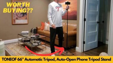 Worth It? TONEOF 66in Automatic Tripod, Auto Open Phone Tripod Stand with Magnetic Rechargeable