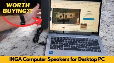 Worth It? INGA Computer Speakers for Desktop PC, USB Monitor Speaker Bar with Clip On